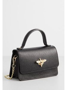 Christian Laurier Skórzana torebka w kolorze czarnym - 19 x 11 x 7,5 cm rozmiar: onesize. Czarne torebki klasyczne Christian Laurier, bez wzorów, z materiału, bez dodatków. Za 261,95 zł.