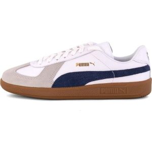 Adidasy Puma Army Trainer, Dla obu płci. Białe buty sportowe Puma, bez wzorów, z syntetyku, bez zapięcia. W wyprzedaży za 290,00 zł.