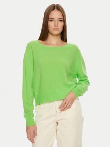 American Vintage Sweter Raxow RAX18EH24 Zielony Loose Fit. Zielone swetry klasyczne American Vintage, s, z wełny, bez kołnierzyka. Za 399,99 zł.