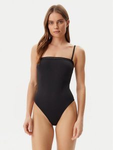 Tommy Hilfiger Strój kąpielowy UW0UW05846 Czarny. Czarne stroje jednoczęściowe TOMMY HILFIGER, bez wzorów, z syntetyku. Za 249,99 zł.