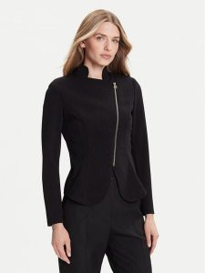 Rinascimento Marynarka CFC0125220003 Czarny Slim Fit. Czarne marynarki i żakiety Rinascimento, m, bez wzorów, z syntetyku. Za 419,99 zł.
