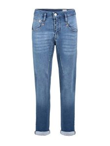Herrlicher Dżinsy - Slim fit - w kolorze niebieskim rozmiar: W31. Niebieskie jeansy Herrlicher, bez wzorów, z podwyższonym stanem. Za 127,35 zł.
