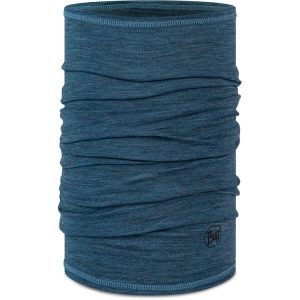 Chusta Buff Merino Lightweight Tempest uni. Niebieskie apaszki i chusty Buff, bez wzorów, z wełny, sportowe. Za 129,90 zł.