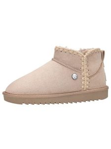 Kangaroos Botki "K-UW" w kolorze beżowym rozmiar: 39. Brązowe botki KangaROOS, bez wzorów, bez obcasa, bez zapięcia. Za 113,99 zł.