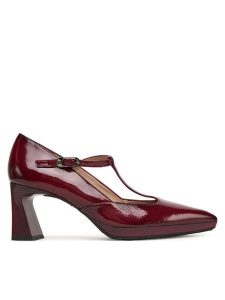 Hispanitas Czółenka HI254342 Bordowy. Czerwone czółenka Hispanitas, bez wzorów, ze skóry, bez obcasa, bez zapięcia. Za 529,99 zł.