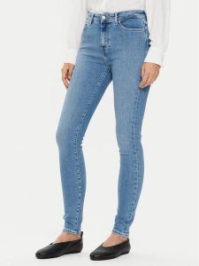Tommy Hilfiger Jeansy Harlem WW0WW43716 Niebieski Skinny Fit. Niebieskie jeansy TOMMY HILFIGER, bez wzorów, z bawełny. Za 309,99 zł.