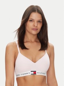 Tommy Hilfiger Biustonosz braletka UW0UW05715 Różowy. Czerwone biustonosze TOMMY HILFIGER, bez wzorów, z bawełny. Za 99,99 zł.