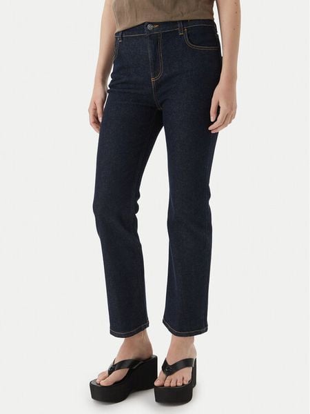 Marella Jeansy 2613181074 Granatowy Straight Fit. Niebieskie jeansy Marella, bez wzorów, z bawełny. Za 579,99 zł.