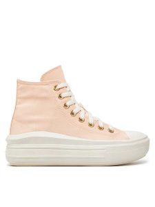 Converse Trampki Chuck Taylor All Star Move A09910C Różowy. Czerwone trampki Converse, bez wzorów, z materiału, bez zapięcia. Za 269,99 zł.