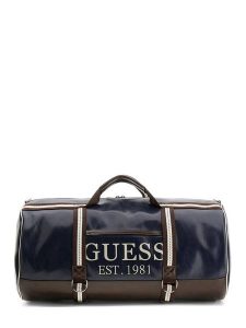 Guess Torba podróżna TMOSVI P6335 Granatowy. Niebieskie torebki klasyczne Guess, z aplikacjami, ze skóry, bez dodatków. Za 674,99 zł.