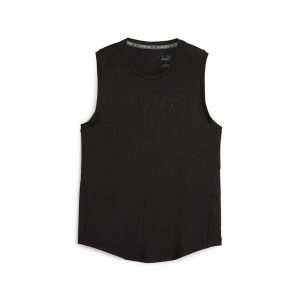 Damski tank top Puma Cloudspun. Czarne topy Puma, s, bez wzorów, z bawełny, bez kołnierzyka, bez ramiączek. Za 150,90 zł.