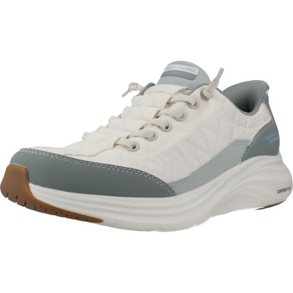 Buty SKECHERS CONTOUR FOAM Szary. Szare buty trekkingowe Skechers, z tkaniny, bez zapięcia. Za 405,99 zł.