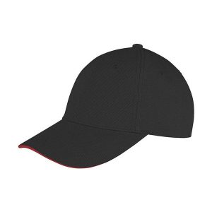 Czapka Core Unisex Adults Memphis Sandwich Peak. Białe czapki RESULT, bez wzorów, sportowe. Za 40,99 zł.