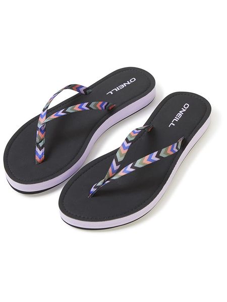 O'Neill Japonki "Melina" w kolorze fioletowym rozmiar: 40. Różowe klapki O'Neill, bez wzorów, z tworzywa sztucznego, bez obcasa. Za 65,69 zł.