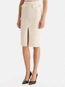 Babylon Spódnica midi S00601 Écru Regular Fit. Białe spódnice Babylon, s, bez wzorów, z syntetyku, midi. Za 464,99 zł.