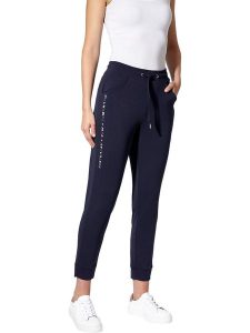 Heine Spodnie dresowe w kolorze granatowym rozmiar: 36. Niebieskie spodnie dresowe Heine, bez wzorów, z dresówki. Za 78,99 zł.