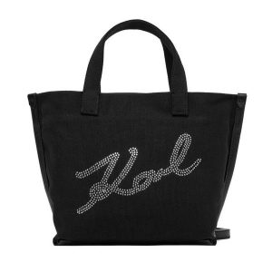 Torebka KARL LAGERFELD. Czarne torebki klasyczne KARL LAGERFELD, bez wzorów, bez dodatków. Za 389,99 zł.