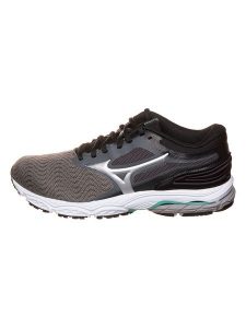 Mizuno Buty "Wave Prodigy 4" w kolorze czarnym do biegania rozmiar: 40. Czarne buty sportowe Mizuno, bez wzorów, z materiału, bez zapięcia, do biegania. Za 281,10 zł.