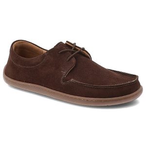 Brązowe Półbuty Armodo Skórzane Obuwie Damskie Barefoot. Brązowe półbuty Armodo, bez wzorów, z weluru, bez obcasa, bez zapięcia. Za 314,99 zł.