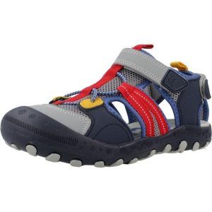 Sandały GIOSEPPO ADRANO Wielokolorowy. Czerwone sandały Gioseppo, bez wzorów, z syntetyku, bez obcasa, bez zapięcia. Za 151,99 zł.