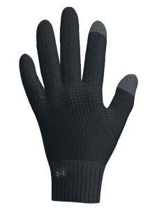 Under Armour Rękawiczki "Halftime" w kolorze antracytowym rozmiar: L/XL. Czarne rękawiczki Under Armour, bez wzorów, z materiału. Za 111,07 zł.