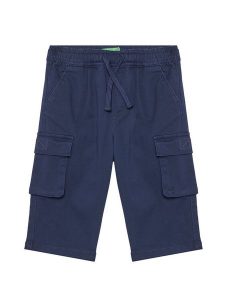 United Colors Of Benetton Spodnie materiałowe 4TCGGF02B Granatowy Regular Fit. Niebieskie jeansy United Colors of Benetton, bez wzorów, z bawełny. Za 71,99 zł.
