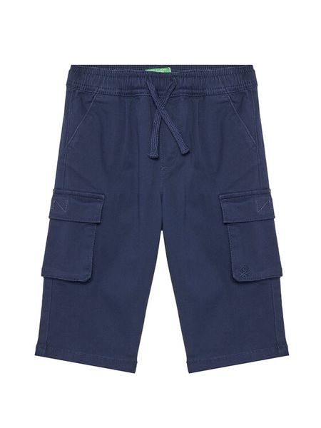 United Colors Of Benetton Spodnie materiałowe 4TCGGF02B Granatowy Regular Fit. Niebieskie jeansy United Colors of Benetton, bez wzorów, z bawełny. Za 71,99 zł.