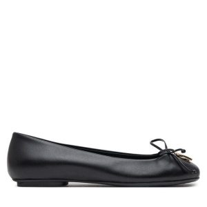 Baleriny Furla. Czarne balerinki Furla, bez wzorów, bez obcasa, bez zapięcia. Za 499,99 zł.