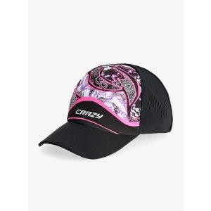 Czapka z daszkiem Crazy Cap Bro - crazy wave/pop. Czarne czapki Crazy, bez wzorów, sportowe. Za 135,99 zł.