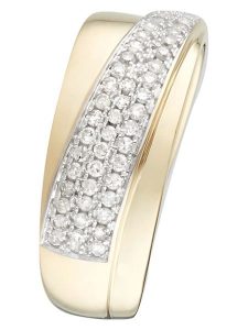 DIAMOND & CO Złoty pierścionek "Chiya" z diamentami rozmiar: 56. Żółte pierścionki Diamond & Co, z diamentem, złote. Za 1 954,78 zł.