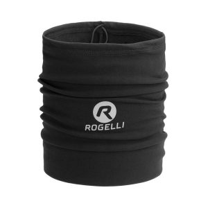 Komin sportowy unisex Rogelli Lasa, wielofunkcyjny, ocieplany. Czarne szaliki Rogelli, bez wzorów, z elastanu. Za 65,00 zł.