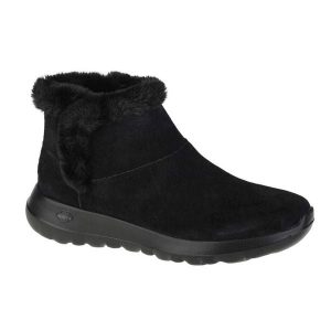 Buty zimowe damskie, Skechers On The Go Joy Bundle Up. Czarne buty trekkingowe Skechers, bez zapięcia. Za 319,00 zł.