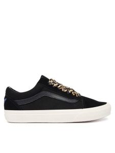 Vans Tenisówki Old Skool VN000DB3EZJ1 Czarny. Czarne trampki Vans, bez wzorów, ze skóry, bez zapięcia. Za 399,99 zł.