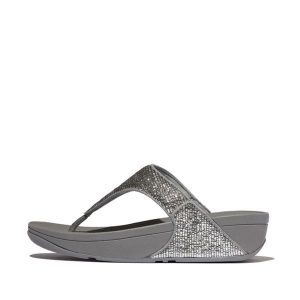 Klapki damskie FitFlop Lulu. Szare klapki FIT FLOP, bez wzorów, bez obcasa. Za 377,00 zł.