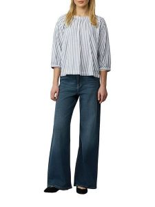 S.Oliver Bluzka w kolorze niebieskim rozmiar: 44. Niebieskie bluzki s.Oliver, s, bez wzorów, bez kołnierzyka, bez ramiączek. Za 91,34 zł.