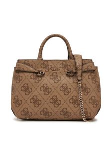 Guess Torebka HWOS96 39060 Brązowy. Brązowe torebki klasyczne Guess, z aplikacjami, ze skóry, bez dodatków. Za 349,99 zł.