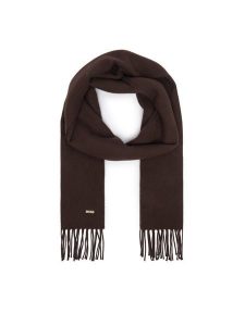 BOSS Szalik Zesy 50517216 Brązowy. Brązowe szaliki Boss, bez wzorów, z wełny. Za 349,99 zł.