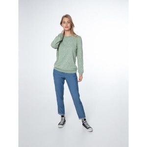 Bluza damska Protest PRTXUNO sweatshirt. Zielone bluzy Protest, bez wzorów, bez kaptura. Za 196,53 zł.