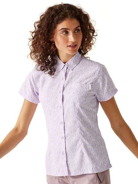Regatta Koszula funkcyjna "Mindano VIII" w kolorze fioletowym rozmiar: 46. Różowe koszule Regatta, bez wzorów, z materiału, bez kołnierzyka, bez ramiączek. Za 56,79 zł.
