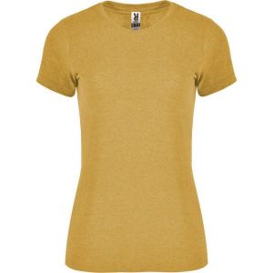 Damska Koszulka Z Krótkim Rękawem Fox Heather Z Krótkim Rękawem. Żółte bluzki ROLY, bez wzorów, sportowe, bez kołnierzyka, bez ramiączek. Za 34,99 zł.