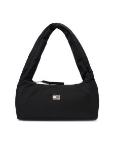 Tommy Jeans Torebka Tjw Urban Nylon Shoulder Bag AW0AW17886 Czarny. Czarne torebki klasyczne Tommy Jeans, bez wzorów, z jeansu, bez dodatków. Za 429,99 zł.