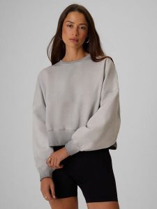 4F Bluza dresowa loose bez kaptura damska - szara M. Szare bluzy 4f, m, bez wzorów, z dresówki, bez kaptura. Za 169,99 zł.