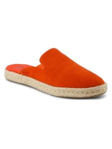 TOMS Skórzane klapki w kolorze czerwonym rozmiar: 38,5. Czerwone klapki Toms, bez wzorów, bez obcasa. Za 149,95 zł.