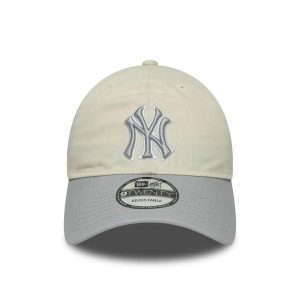 Czapka baseballowa 9twenty New York Yankees. Brązowe czapki New Era, z aplikacjami, z bawełny. Za 146,80 zł.