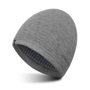 Termiczna czapka do biegania Fitness Siroko Gamma Melange Gray. Szare czapki SIROKO, bez wzorów, z tkaniny, sportowe. Za 148,00 zł.