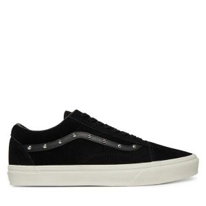 Tenisówki Vans. Czarne trampki Vans, bez wzorów, bez zapięcia. Za 219,99 zł.