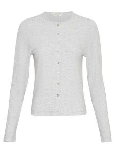 MOSS COPENHAGEN Kardigan w kolorze szarym rozmiar: L/XL. Szare kardigany Moss Copenhagen, ze splotem. Za 114,17 zł.