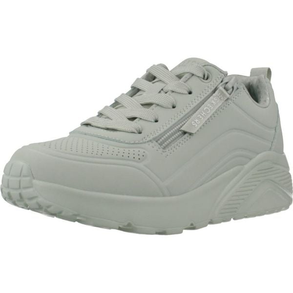 Buty SKECHERS UNO LITE - EASY ZIP Zielony. Zielone buty trekkingowe Skechers, bez zapięcia. Za 174,99 zł.