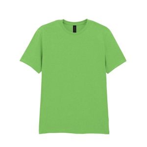 Bawełniana Koszulka Unisex Dla Dorosłych W Miękkim Stylu. Szare bluzki GILDAN, xl, bez wzorów, z bawełny, sportowe, bez kołnierzyka, bez ramiączek. Za 48,99 zł.