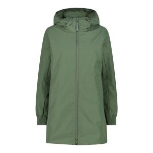 Kurtka przeciwdeszczowa z odpinanym kapturem damska CMP. Zielone kurtki CMP, bez wzorów. Za 591,55 zł.